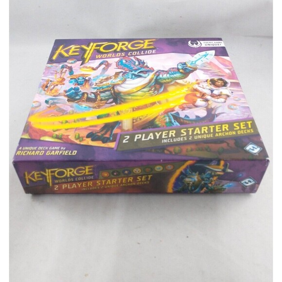 Keyforge Worlds Collide Starter Set Fantasy Flight Games - Picture 16 of 16